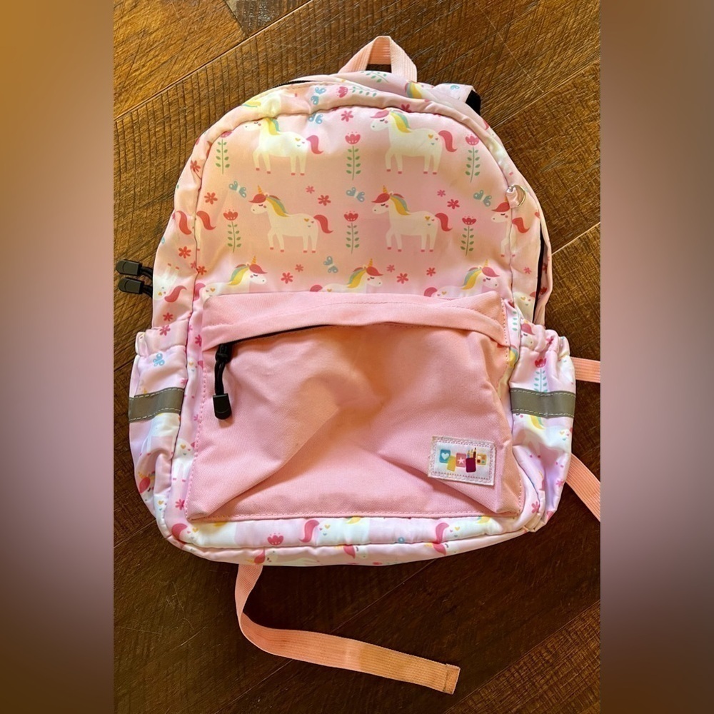 Juliet spray pink unicorn backpack girls